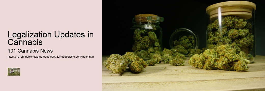 Legalization Updates in Cannabis  